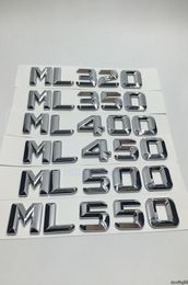 Style de voiture pour Mercedes ML320 ML350 ML400 ML450 ML500 ML550 Capacité de décharge Sticker Emblem Sticker pour Benz ML Class9029420