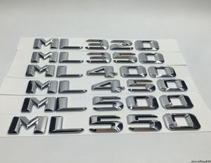 Styling pour la voiture pour Mercedes ML320 ML350 ML400 ML450 ML500 ML550 Capacité de décharge Autocollant d'emblème de rénovation pour Benz ML Class7982889