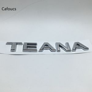 Auto -styling voor Nissan Teana Chrome Letters staart achterste romp embleem stickers210k