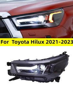 Auto Styling Voor Toyota Hilux Koplampen 2021-2023 Revo Led Koplamp Led-dagrijverlichting Hoge Dimlicht signaal Lamp