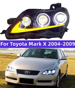 Style de voiture pour Toyota Mark X 2004-2009 Reiz Front Light DRL Signal LED LED Angel Eye Daylight Phillight