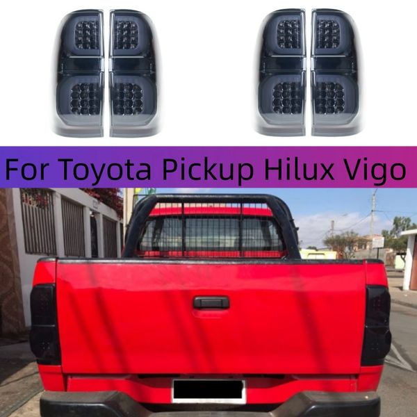 Style de voiture pour Toyota Pickup Hilux Vigo feu arrière assemblage LED feux de course clignotant frein marche arrière lampe accessoires