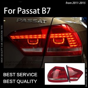 Style de voiture pour VW Passat B7 feux arrière 20 12-20 15 Passat Version américaine feu arrière LED DRL Dynami Signal frein accessoires auto