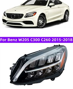 Auto Styling Koplampen Voor Benz W205 C300 C260 20 15-20 18 LED Koplamp DRL Hoge Dimlicht LED Head Lamp