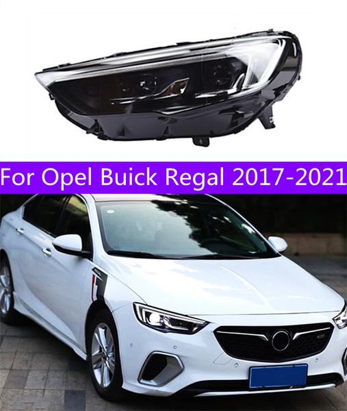 Phares de style de voiture pour Buick Regal 2017-2021 Opel LED feux de route feux de jour DRL clignotant phare