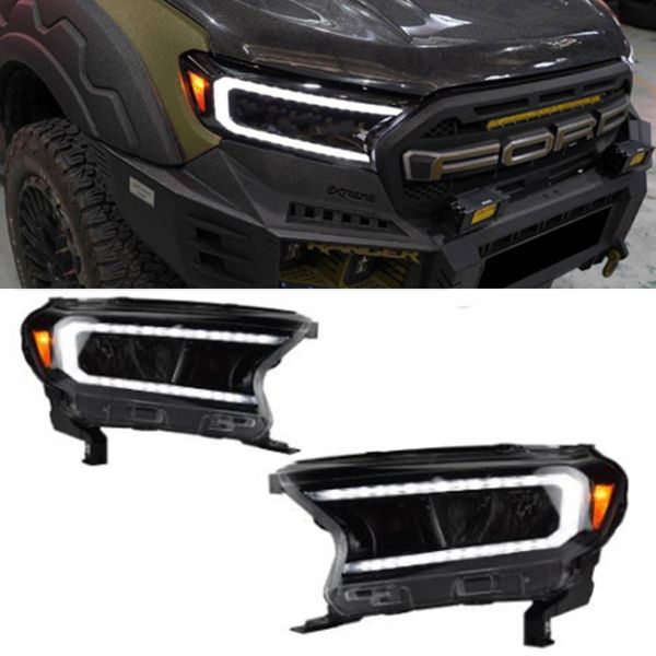 Faros delanteros de estilo de coche para Ranger Raptor faro 20 16-20 21 Endeavor completas de LED estilo luces LED diurnas