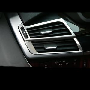 Autocollants de style de voiture intérieur tableau de bord côté sortie d'air cadre climatisation évent couverture garniture 3D pour BMW X5 X6 E70 E71 F15 F16