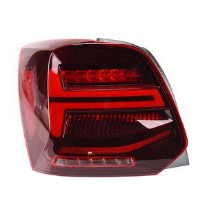 Auto styling LED-markering omkeer- en remlicht voor VW POLO 2011-2018 Taillamp Achter Mistlampen Draaien Signaallamp