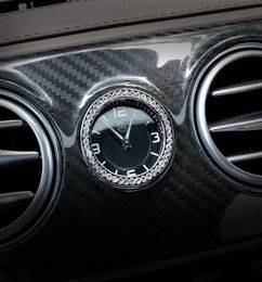 Auto-styling Midden Controle Klok Horloge Strass Ring Cover Trim Voor Mercedes C E S Klasse GLC W205 W213 W222 X253 Auto Acces313t8216169