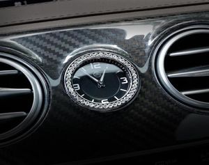Auto-styling Midden Controle Klok Horloge Strass Ring Cover Trim Voor Mercedes C E S Klasse GLC W205 W213 W222 X253 Auto Acces313t6831838