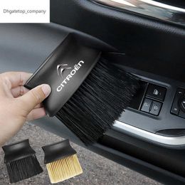 Brosse douce de nettoyage puissante pour siège de voiture, sortie d'air pour citroën C4 C3 C5 C1 C2 Berlingo Celysee Cactus Picasso Aircross