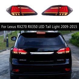 Estilo de coche lámpara trasera freno marcha atrás estacionamiento luces para Lexus RX270 RX350 RX300 RX400 luz trasera LED 09-15 montaje de luz trasera