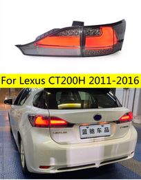 Lámpara trasera de estilo de coche para Lexus CT200H 2011-20 16 luces traseras LED DRL luces de señal de giro antiniebla inversa accesorios de luz de freno