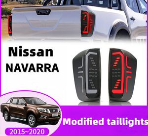 Feux arrière de style de voiture pour Nissan navara 20 15-20 20 feu arrière de frein à LED feu de position clignotant dynamique feux arrière