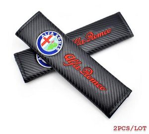 Autocollant de voiture étui de ceinture de sécurité pour Alfa Romeo 156 Mito 147 159 Giulietta accessoires voiture-style 2 pièces