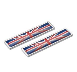 Lados de estilización de automóviles pegatinas sindicales Jack British Flag New Par Label de metal Seginas de autos 3D Auto Metal Emblem9844426