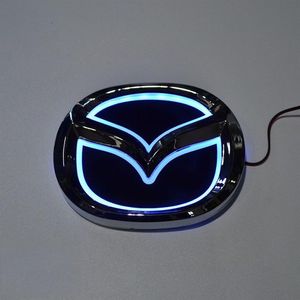 Car Styling Spécial modifié blanc Rouge Bleu 5D Arrière Badge Emblème Logo Lumière Autocollant Lampe Pour Mazda 6 mazda2 mazda3 mazda8 mazda cx241D