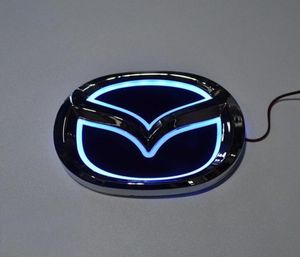 Style de voiture Special Modified WhiteredBlue 5d Badge arrière Emblème Logo Light Sticker Laut pour Mazda 6 Mazda2 Mazda3 Mazda8 Mazda CX7800088