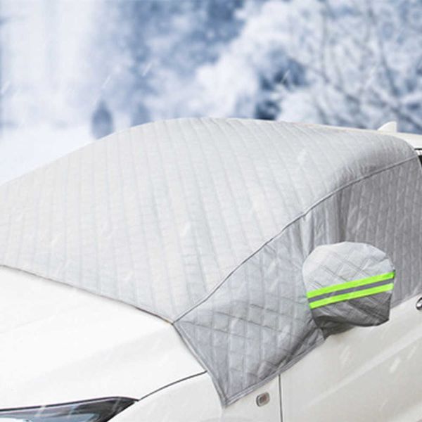 Car Styling Sunshade Snow Ice Shiled Car Windshield Snow Sun Shade Protector impermeable Cover Car Front Windscreen Cover