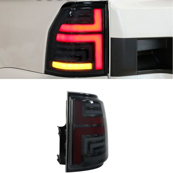 Lámpara trasera de estilo de coche para Mitsubishi Pajero V93 V97 2006-20 20 luz trasera LED DRL señal dinámica luz trasera inversa