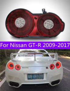 Luz trasera de estilo de coche para Nissan GT-R lámpara trasera 20 09-20 17 parada trasera DRL luces traseras de circulación diurna freno luces antiniebla inversas