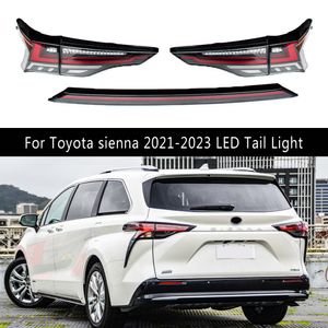 Ensemble de feu arrière de style de voiture, clignotant dynamique pour Toyota Sienna IS200 21-23, feu arrière LED, feux de freinage et de marche arrière