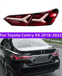 Feu arrière de style de voiture pour Toyota Camry EX 20 18-20 22, feux arrière LED, feux de recul, clignotants séquentiels