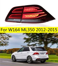 Montaje de luces traseras de estilo de coche para Benz W164 luces traseras 2012-20 15 ML350 ML400 GLE W166 LED señal de giro freno marcha atrás