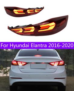 Auto-styling achterlichten voor Elantra 20 16-20 20 achterste lamp LED Turn Signal DRL Runnen Signaalrem omkeringstaartlicht