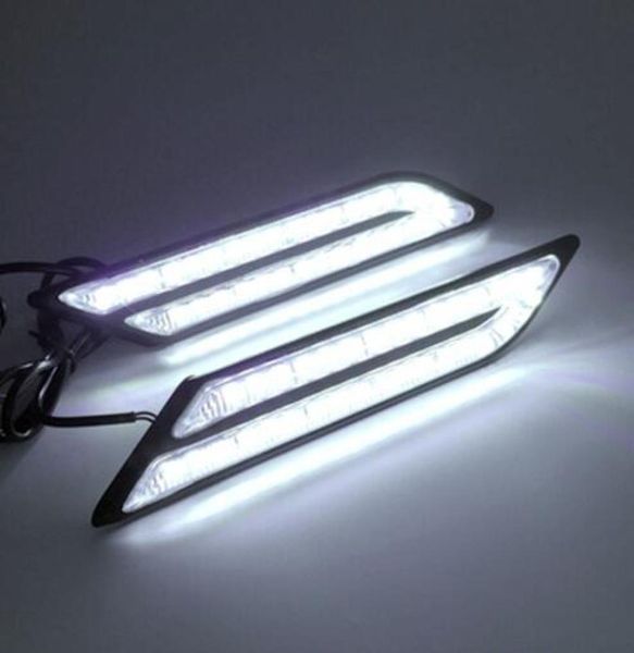 Estilo de coche impermeable 33 LED DRL Super brillante DRL luz LED diurna para coche luces de circulación diurna universales para coche 4824904