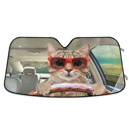 Voiture de soleil Visor Sunglasses Cat conduite du pare-brise de la voiture de la barre de soleil