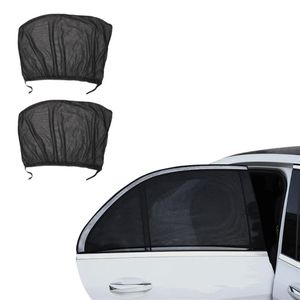 Parasol para coche, 2 uds., 50x110cm, cortinas de malla, parasol para puerta, cubierta para ventana lateral, protección UV, accesorios para automóvil Interior291S