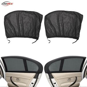 Pare-soleil de voiture 2 pièces 50x110cm rideaux en maille pare-soleil porte côté fenêtre couverture UV Protection bouclier Auto accessoires Interior278f