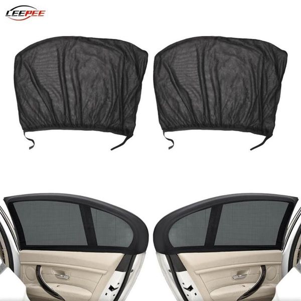 Parasol para coche, 2 uds., 50x110cm, cortinas de malla, parasol para puerta, ventana lateral, cubierta de protección UV, accesorios para automóviles, Interior278f