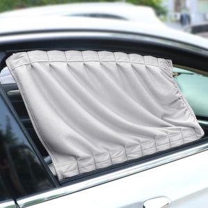 Pare-soleil de voiture 2 pièces/ensemble avant arrière Auto fenêtres rideau côté fenêtre rideaux en alliage d'aluminium pare-soleil stores couverture voiture-style