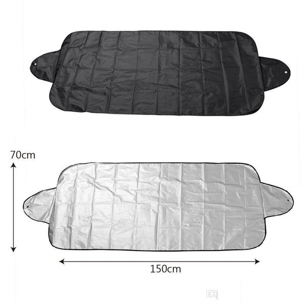 Pare-soleil de voiture 2Xanti pare-neige Ers pare-brise pare-brise Windsn ER protecteur de poussière fenêtre avant Sn 150X70Cm Carstyling Drop Delivery Mobi A Otiow