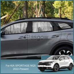 Auto Zonnescherm Auto Voorruit Zonneschermen UV Bescherming Zijruit Gordijn Schaduw Vizier Auto Accessoires Voor KIA Sportage NQ5 20222025 x0725