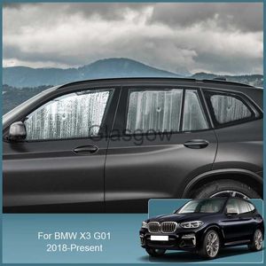 Parasol para coche, parasol para parabrisas de coche, cubierta de protección UV, cortina para ventana, visera, alfombrilla protectora, accesorios para coche para BMW X3 G01 20182025 x0725