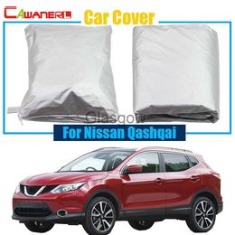 Auto Zonnescherm Cawanerl Auto Cover Outdoor Anti UVRain Sneeuw Slip Protector Cover Stofdicht Voor Nissan Qashqai x0725