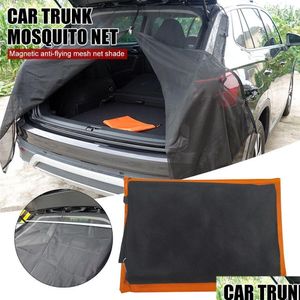 Pare-soleil de voiture ER anti-moustiques anti-insectes volants rideau coffre maille cam protection UV pour SUV MPV porte arrière moustique livraison goutte A Dhrhq