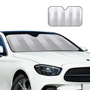 Auto Sunshade Vijflaags Vijflaags verdikking Zonnebrandcrème Zonneblok Voorruit Aluminium Folie Warmte isolatie Lichtbarrièr Visor