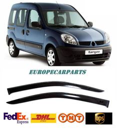 Auto Sunshade voor Kangoo 1998-2008 Zijraam Visors Rain Guard Vent Deflectors 2 stuks