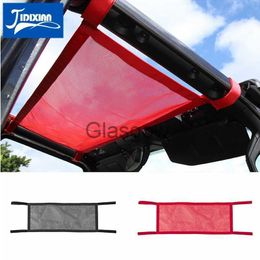 Auto Zonnescherm JIDIXIAN Mesh Bagagenet Dak Netting Zonnescherm Cover voor Jeep Wrangler YJ TJ JK JKU JL JLU Gladiator JT 19872021x0725