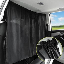 Auto Sunshade Partition Curtain Raam privacy Voorzijde Achter isolatie Commercieel voertuig Airconditioning 252Z Drop Delivery Automobiles DHVFY