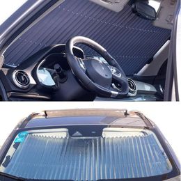 Pare-soleil de voiture Pare-brise rétractable Visière Type d'obturateur Pare-soleil de fenêtre Couverture de protection anti-UV