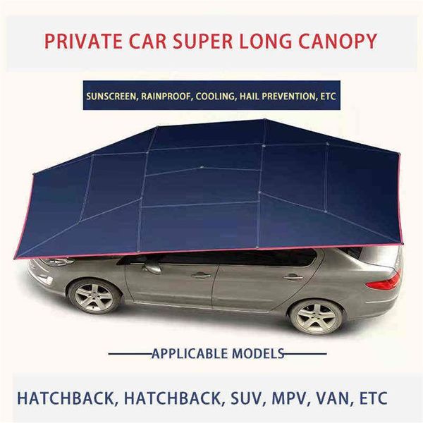 Voiture Sunshade Roof Scred Suncreen Isolation de la grêle Feuilles de la grêle des feuilles de parking extérieur garage mobile Garage automatique de voiture Pold H220425 214J