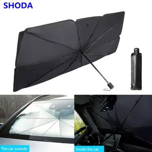 Auto Sunshade Shoda Automotive Interieur Ruitenscherm Cover UV Bescherming Zonschaduw Voorruit Vouwparaplu