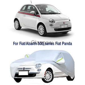 Pare-soleil de voiture Petite voiture Couverture complète Fit pour AbarthFiat Panda Fiat 500 Benz Smart fortwo forfour Ice Snow Dust UV Shade Cover Lightweight x0725