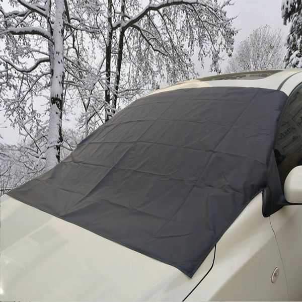 Parasol de coche para nieve y protector solar magnético fuerte, parabrisas de cristal para ventana delantera en invierno y verano