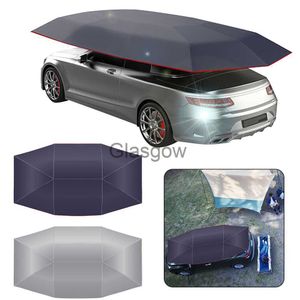 Parasol de voiture d'été couverture de voiture pare-soleil auvent Protection parapluie Oxford tissu résistant aux UV pliable voiture pare-soleil auvent Protection de tente x0725